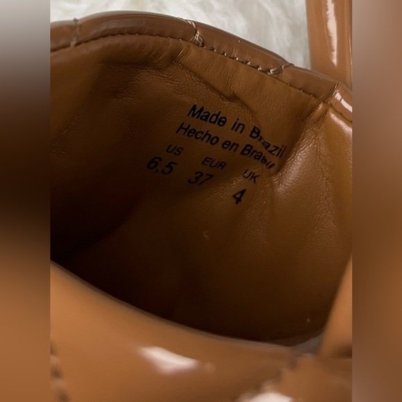 Aldo | Women’s Brown Square Toe Quilted Heels - Picture 7 of 7